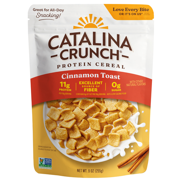 Catalina Crunch Gluten Free Keto Cinnamon Toast Protein Cereal