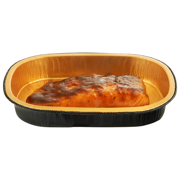 Hannaford Grab & Go Bourbon Marinated Salmon Previously Frozen