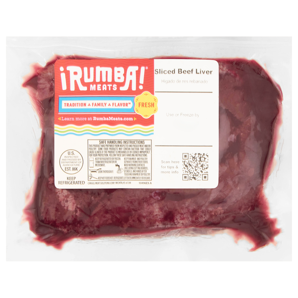 Rumba Meats Beef Liver Sliced