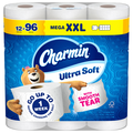 Charmin Ultra Soft Mega XXL Roll 2-Ply Toilet Paper Unscented - 12 ct