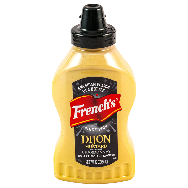 French's Dijon Mustard with Chardonnay