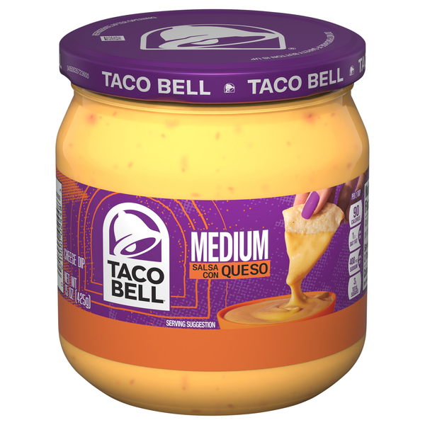Taco Bell Medium Salsa Con Queso Dip