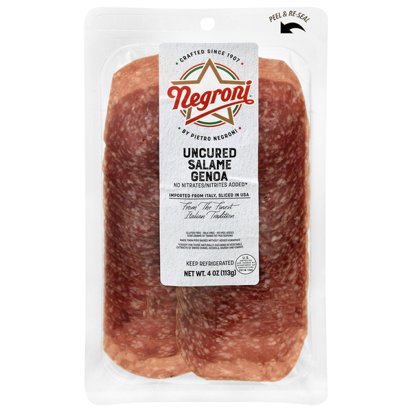 Negroni Uncured Salame Genoa