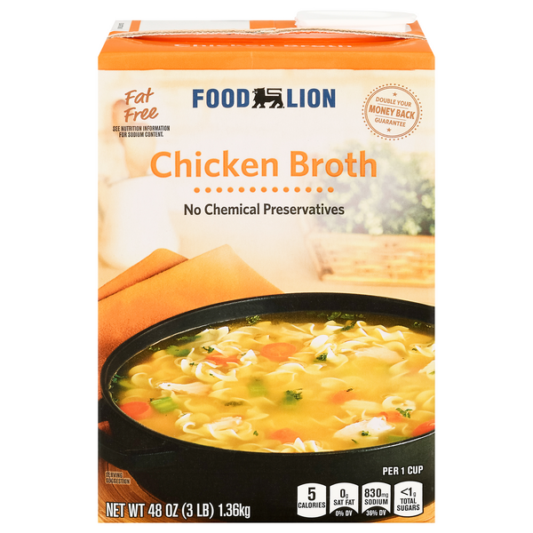 Save on Food Lion Chicken Broth Fat Free Order Online Delivery Food Lion