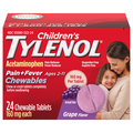 Tylenol Children's Pain + Fever Grape Acetaminophen Chewable Tablets