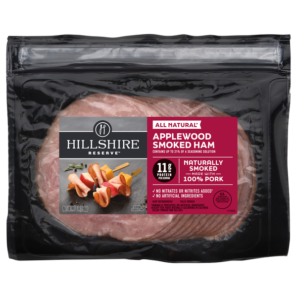 Hillshire Reserve Fully Cooked Applewood Smoked Ham Sliced