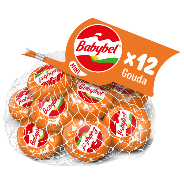 Babybel Mini Gouda Semi-Soft Snack Cheese - 12 ct