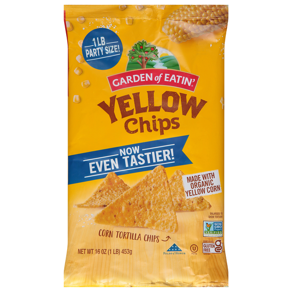 Garden of Eatin' Organic Gluten Free Yellow Corn Tortilla Chips