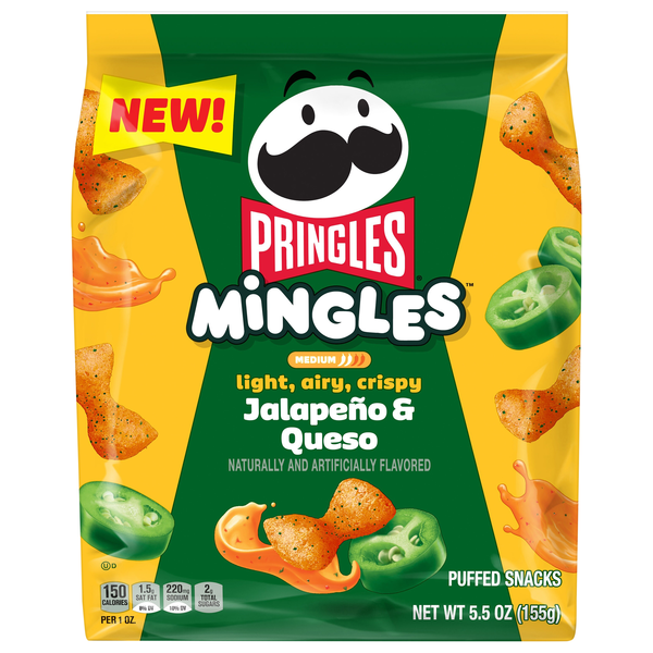 Pringles Mingles Jalapeno & Queso Puffed Snacks