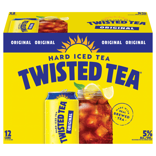 Twisted Tea Hard Iced Tea Original - 12 pk