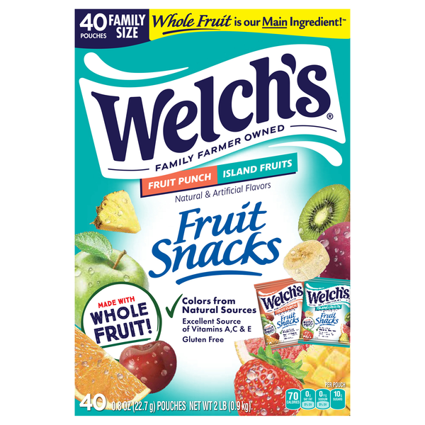 Welch's Fruit Snacks Variety Pack - 40 ct