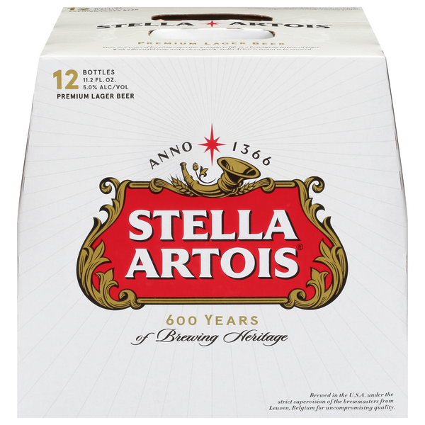 Stella Artois Premium Lager Beer - 12 pk