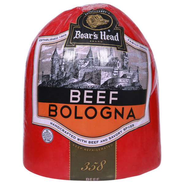 Boar's Head Deli Beef Bologna (Thin Sliced)