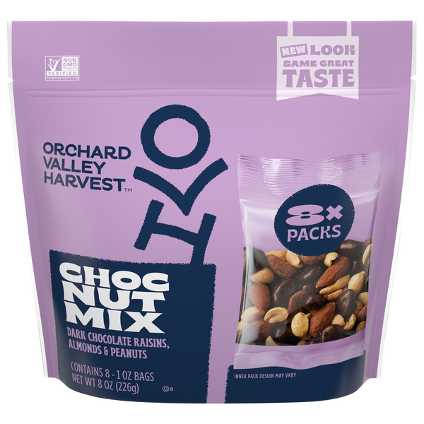 Save on Orchard Valley Harvest Choc Nut Mix - 8 ct Order Online