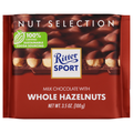 Ritter Sport Milk Chocolate Candy Bar with Whole Hazelnuts