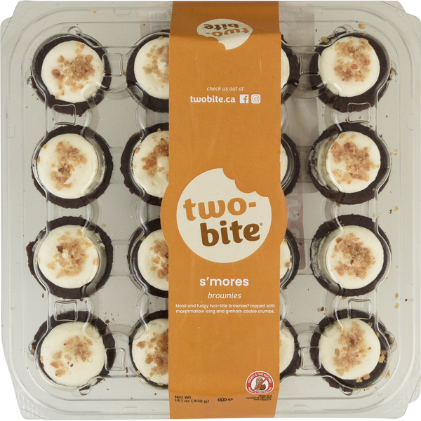 Curated visual reference: Two Bite Brownies 48 Ct Reference: Bakery Cookies Brownies Order Online Save
