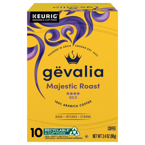 Gevalia Majestic Bold Roast K-Cup Coffee Pods