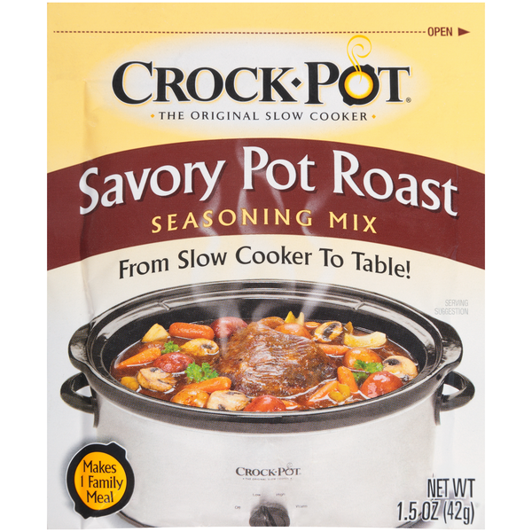 Save on CrockPot Savory Pot Roast Seasoning Mix Packet Order Online