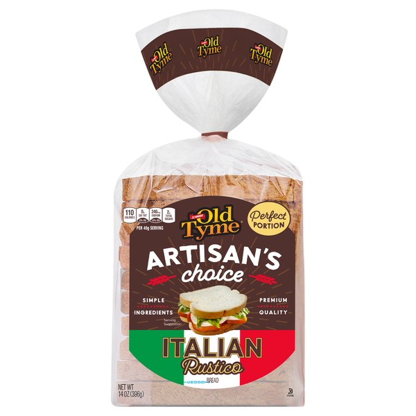Schmidt Old Tyme Artisan's Choice Italian Rustico Bread Sliced