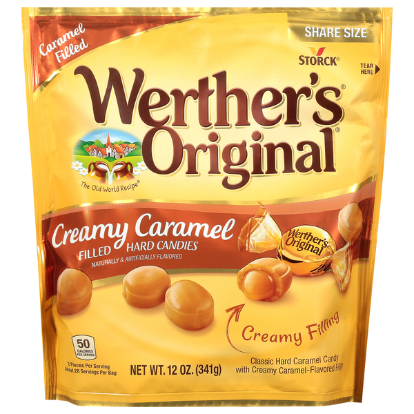 Werther's Original Creamy Caramel Filled Hard Candies Share Size