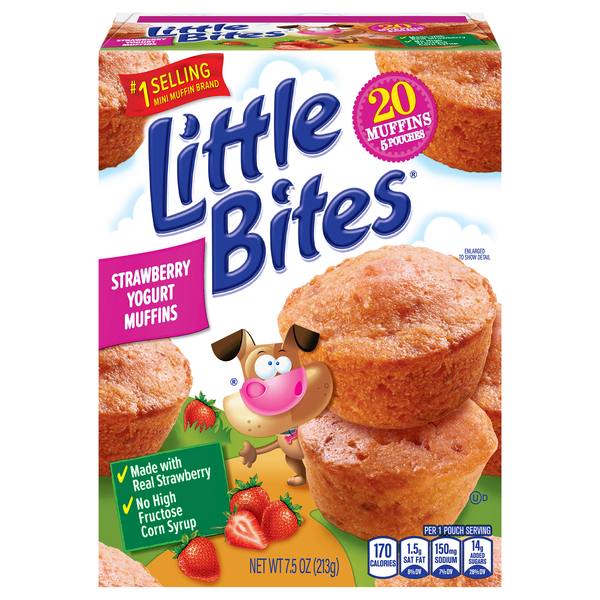 Entenmann's Little Bites Strawberry Yogurt Muffins - 5 ct