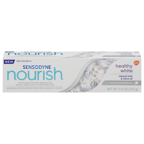 Save on Sensodyne Nourish Healthy White Toothpaste Natural Mint & Citrus Oil Order Online