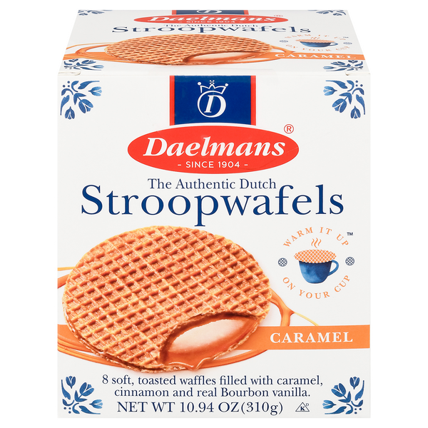 Daelmans Stroopwafels Caramel Dutch Waffle Cookies - 8 ct