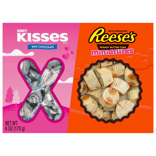Hershey's KISSES & Reese's XO Chocolate Valentine's Day Candy Gift Box
