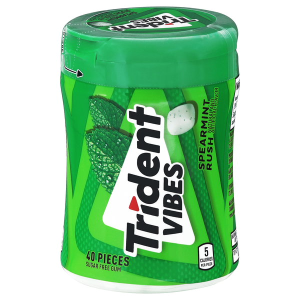 Trident Vibes Sugar Free Spearmint Rush Gum