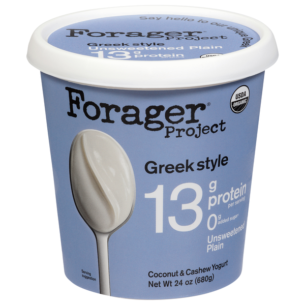 Forager Project Organic Dairy Free Plain Greek Cultured Coconut & Cashew
