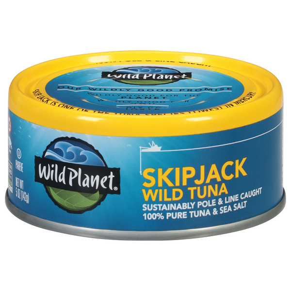 Wild Planet Sustainably Caught Skipjack Wild Tuna & Sea Salt