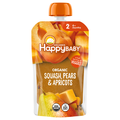 Happy Baby Organics 2 Baby Food Squash Pears & Apricots