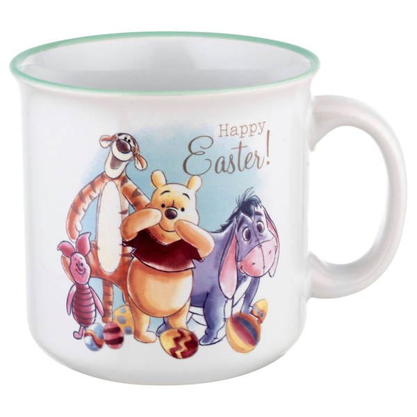 Silver Buffalo 20 oz Ceramic Mug Winnie the Pooh Happy Easter