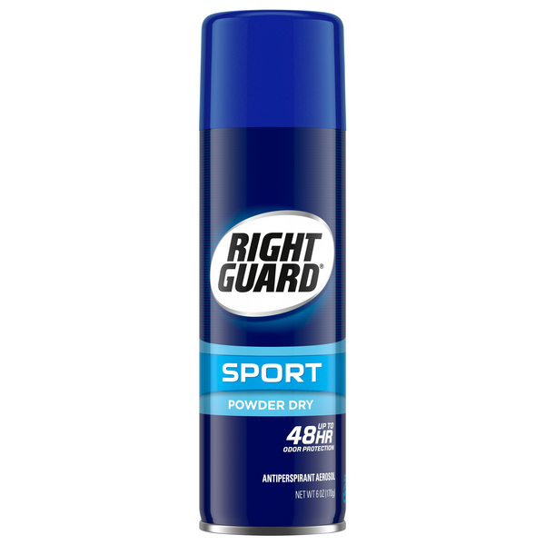 Save on Right Guard Men Sport Antiperspirant Powder Dry Aerosol Spray