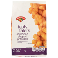 Hannaford Tasty Taters Shredded Shaped Potatoes Frozen