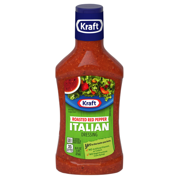 Kraft Roasted Red Pepper Italian Dressing