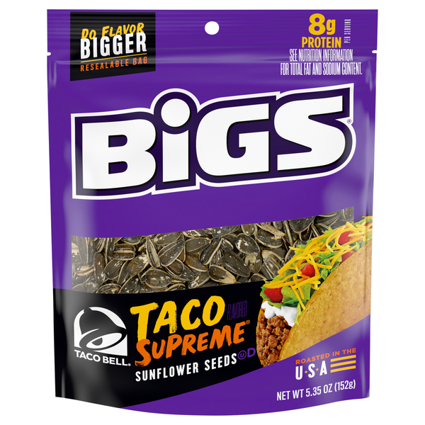 BIGS Taco Bell Supreme Sunflower Seeds