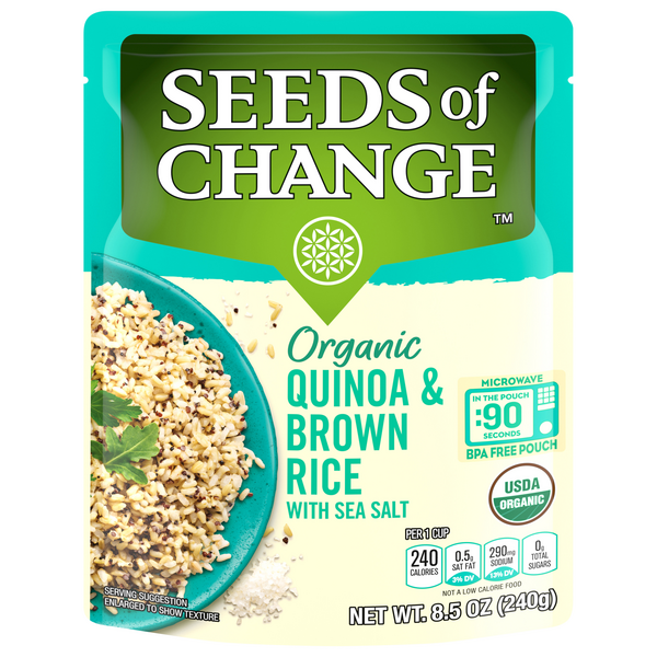 Seeds of Change 90 Second Organic Quinoa & Brown Rice with Sea Salt