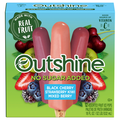 Outshine No Sugar Added Cherry Straw Kiwi Mix Berry Fruit Ice Bars - 12 ct