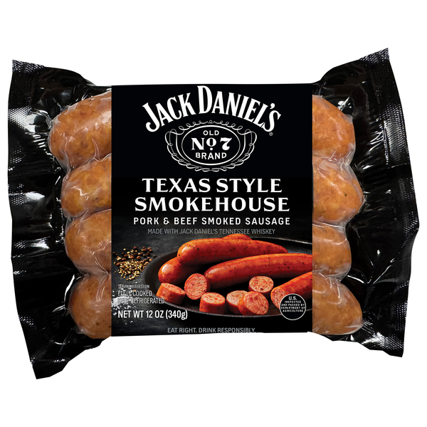 Jack Daniel's Texas Style Smokehouse Pork & Beef Sausage Links