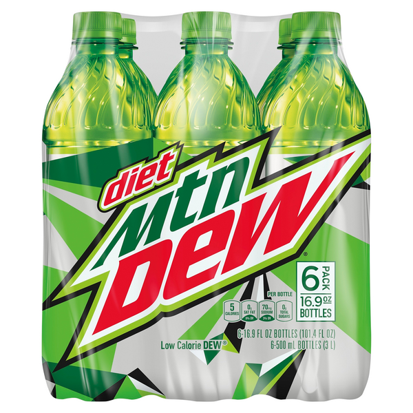 Save on Diet Mtn Dew Original Soda 6 pk Order Online Delivery MARTIN'S Save on Diet Mtn Dew Original Soda 6 pk Order Online Delivery MARTIN'S