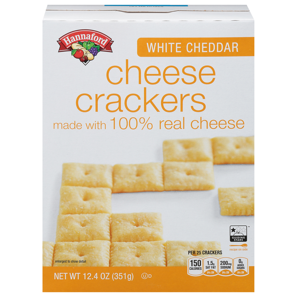 Hannaford White Cheddar Cheese Crackers