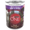 Purina ONE True Instinct Tender Cuts Beef & Bison Adult Wet Dog Food