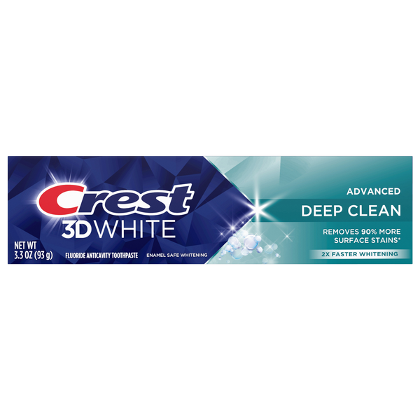 Save on Crest 3D White Fluoride Anticavity Toothpaste Deep Clean Order