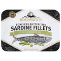 Brunswick Boneless Butterflied Sardine Fillets in Olive Oil