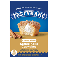 Tastykake Creme Filled Koffee Kake Cupcakes 2 ea - 6 ct