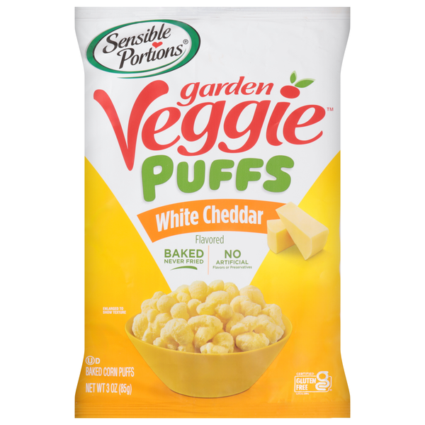 Sensible Portions Garden Veggie Puffs White Cheddar