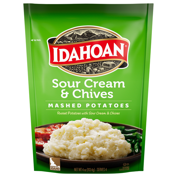 Idahoan Sour Cream & Chives Mashed Potatoes