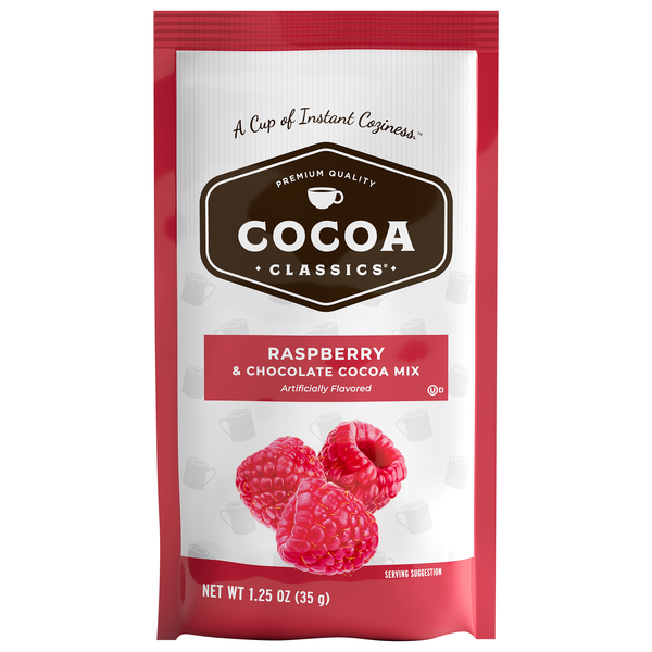 Cocoa Classics Raspberry & Chocolate Hot Cocoa Mix Packet