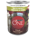 Purina ONE True Instinct Tender Cuts in Gravy Chicken & Duck Adult Wet Dog